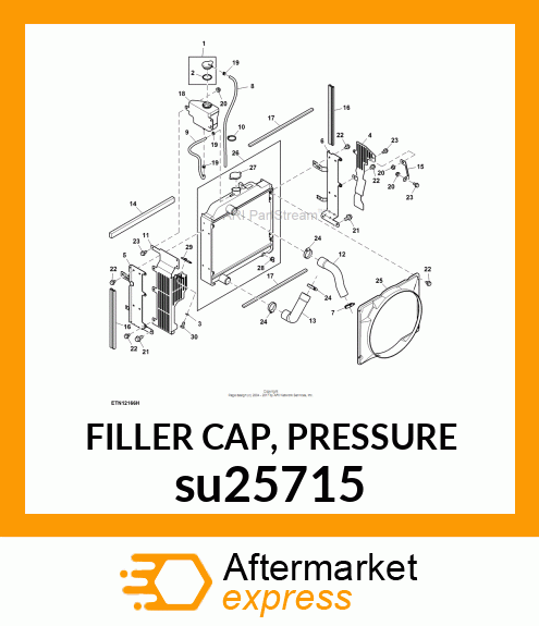 FILLER CAP, PRESSURE su25715