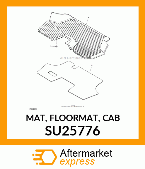 MAT, FLOORMAT, CAB SU25776