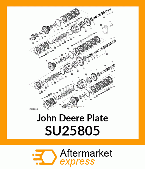 PLATE, CLUTCH BACKING SU25805