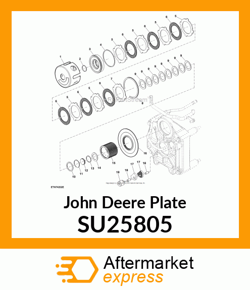 PLATE, CLUTCH BACKING SU25805