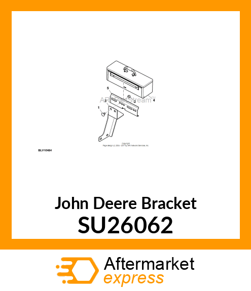 BRACKET, TOOLBOX SU26062