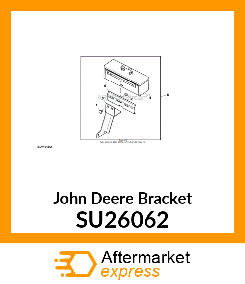 BRACKET, TOOLBOX SU26062