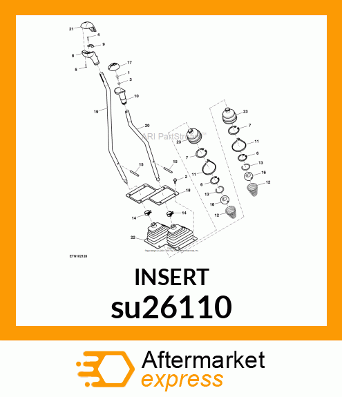 INSERT, RANGESHIFT LEVER FOR S MODE su26110