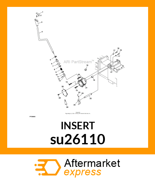 INSERT, RANGESHIFT LEVER FOR S MODE su26110