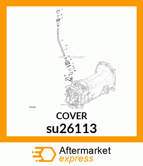 INSERT, RANGESHIFT LEVER FOR AA MO su26113