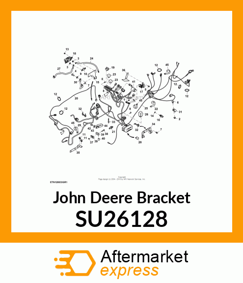 BRACKET, BRACKET FOR HOLDING HARNES SU26128