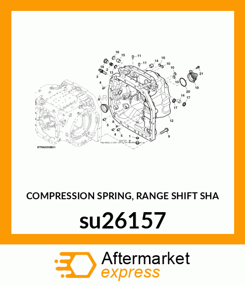 COMPRESSION SPRING, RANGE SHIFT SHA su26157