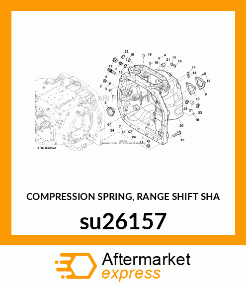 COMPRESSION SPRING, RANGE SHIFT SHA su26157