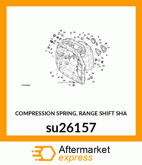 COMPRESSION SPRING, RANGE SHIFT SHA su26157