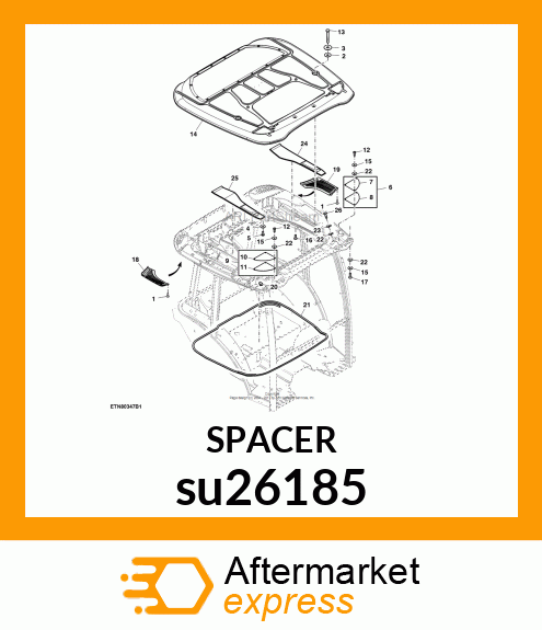 ADAPTER, RADIO ANTENNA BASE ADAPTER su26185