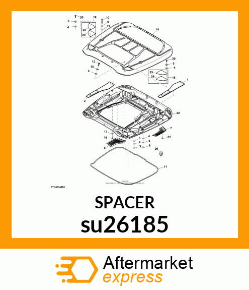 ADAPTER, RADIO ANTENNA BASE ADAPTER su26185