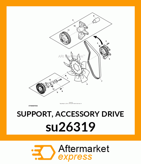 SUPPORT, ACCESSORY DRIVE su26319