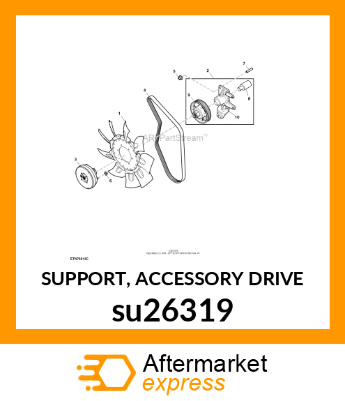 SUPPORT, ACCESSORY DRIVE su26319