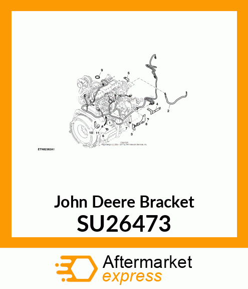 BRACKET, BRACKET FOR HOLDING WIRING SU26473