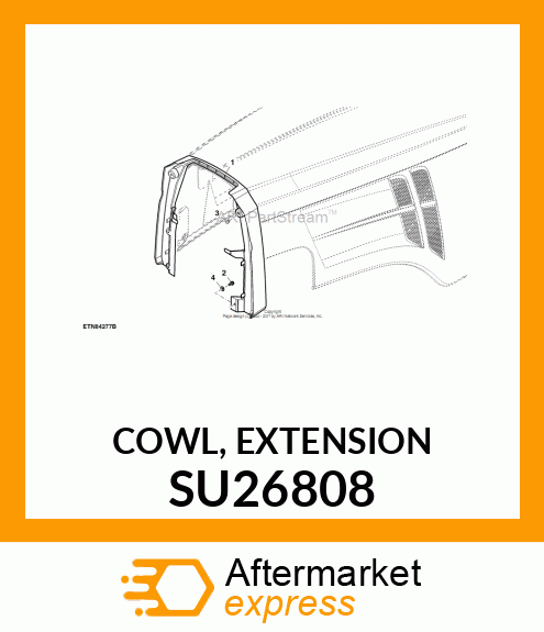 COWL, EXTENSION SU26808