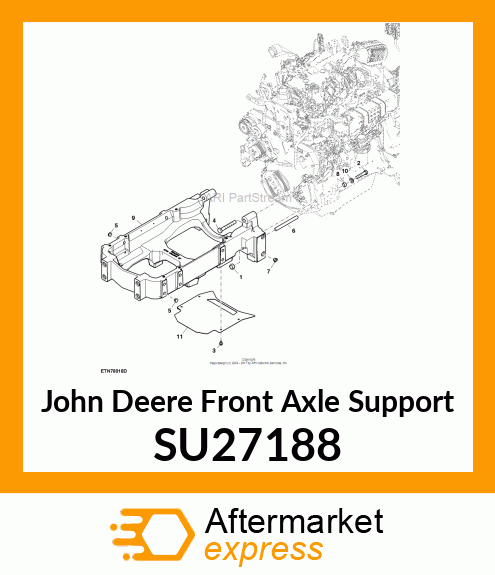 FRONT AXLE SUPPORT SU27188