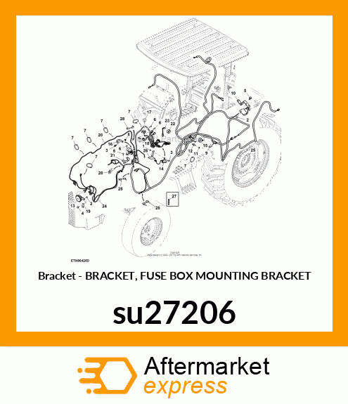 BRACKET, FUSE BOX MOUNTING BRACKET su27206