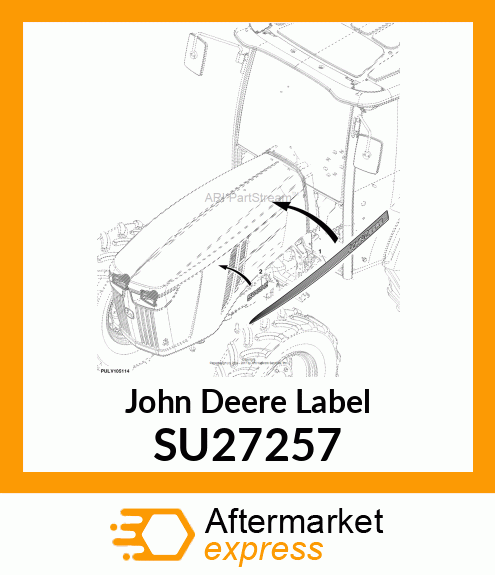 LABEL, 5085E, LH SU27257