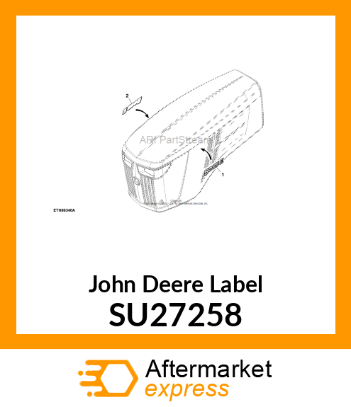 LABEL, 5085E, RH SU27258