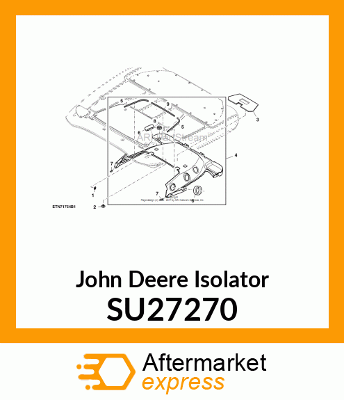 ISOLATOR, SUNROOF SU27270