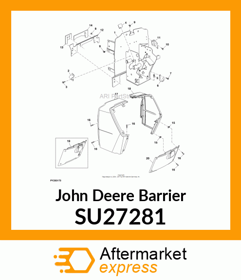 BARRIER, LH SU27281