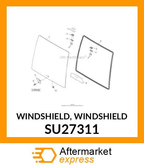 WINDSHIELD, WINDSHIELD SU27311