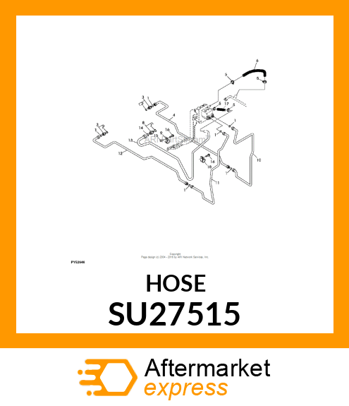 HOSE, BRAKE RETURN SU27515