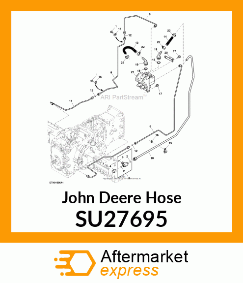 HOSE, HOSE, BRAKE VALVE SU27695