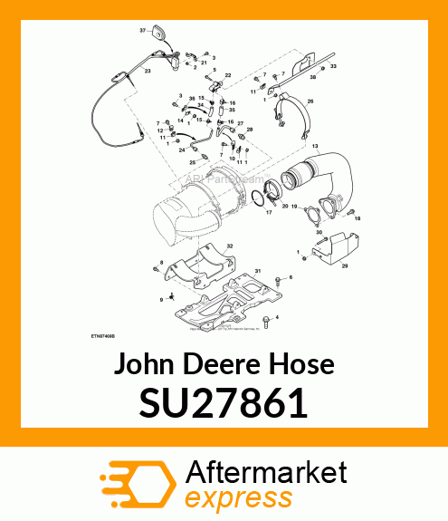 HOSE, DP SENSOR, SMALL PORT SU27861