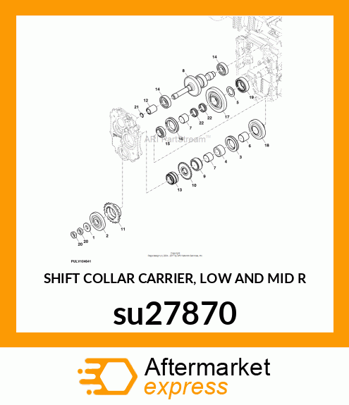 SHIFT COLLAR CARRIER, LOW AND MID R su27870