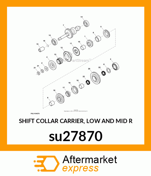 SHIFT COLLAR CARRIER, LOW AND MID R su27870