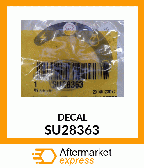 LABEL, IGNITION SWITCH SU28363