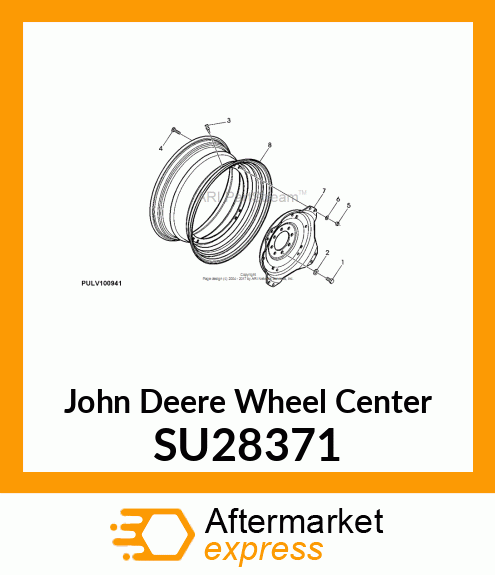 WHEEL CENTER, WHEEL CENTER, DISK, SU28371