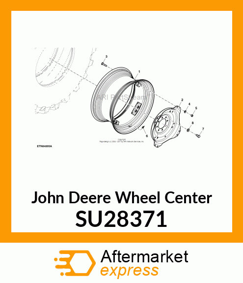 WHEEL CENTER, WHEEL CENTER, DISK, SU28371