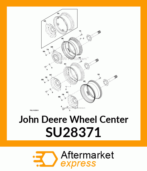 WHEEL CENTER, WHEEL CENTER, DISK, SU28371