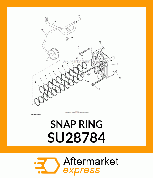 SNAP RING, SNAP RING, INTERNAL, 2.0 SU28784