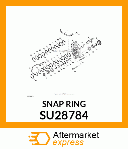 SNAP RING, SNAP RING, INTERNAL, 2.0 SU28784