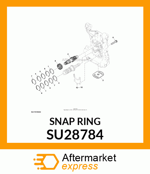 SNAP RING, SNAP RING, INTERNAL, 2.0 SU28784