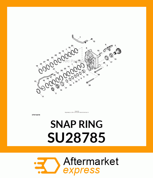 SNAP RING, SNAP RING, INTERNAL, 2.1 SU28785