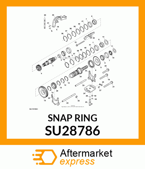 SNAP RING, SNAP RING, INTERNAL, 2.2 SU28786