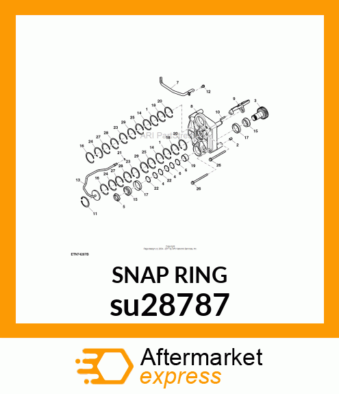 SNAP RING, SNAP RING, INTERNAL, 2.3 su28787