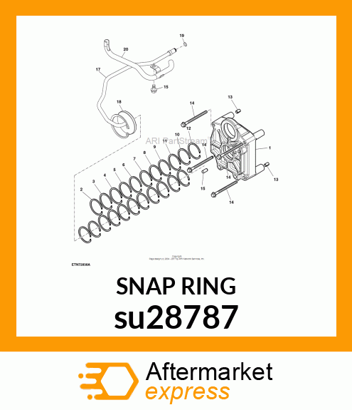 SNAP RING, SNAP RING, INTERNAL, 2.3 su28787