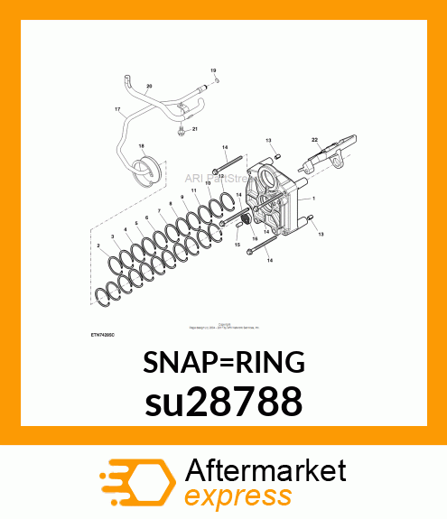 SNAP RING, SNAP RING, INTERNAL, 2.4 su28788