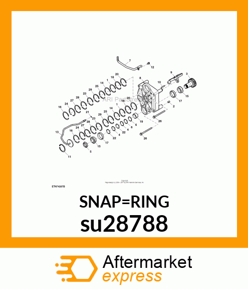 SNAP RING, SNAP RING, INTERNAL, 2.4 su28788