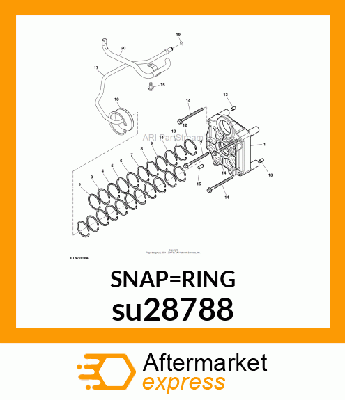 SNAP RING, SNAP RING, INTERNAL, 2.4 su28788