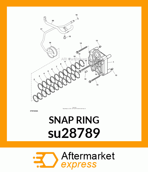 SNAP RING, SNAP RING, INTERNAL, 2.5 su28789