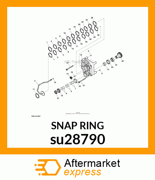 SNAP RING, SNAP RING, INTERNAL, 2.6 su28790