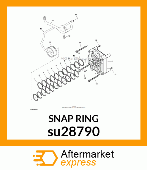 SNAP RING, SNAP RING, INTERNAL, 2.6 su28790