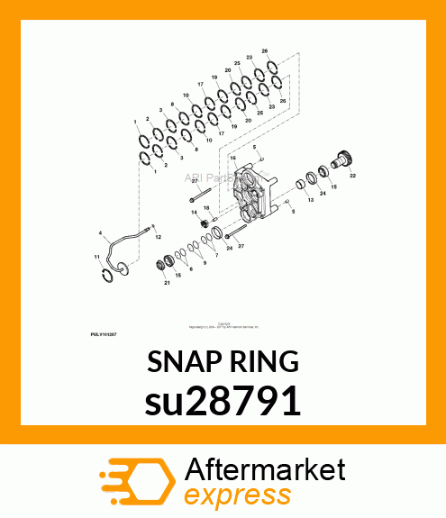 SNAP RING, SNAP RING, INTERNAL, 2.7 su28791