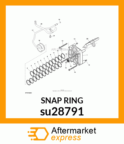 SNAP RING, SNAP RING, INTERNAL, 2.7 su28791